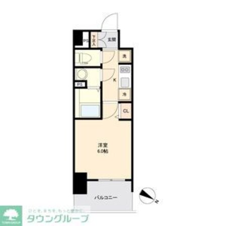 アステリ鶴舞トゥリアの物件間取画像